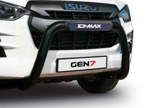 Black Coated Stainless Steel GEN7 V-Cross Branded Nudge Bar (not PDC compatible)