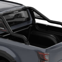 ISUZU D/CAB & E/CAB BLACK SILL MOUNT LONG LEG SPORTS BAR