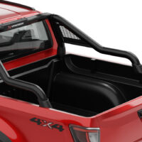 ISUZU X-RIDER D/CAB & E/CAB BLACK SILL MOUNT LONG LEG SPORT BAR